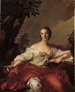 Jean Marc Nattier Portrait of Madame Geoffrin oil painting